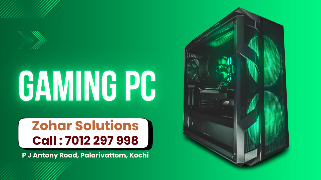Gaming PC sales service repair in kochi
